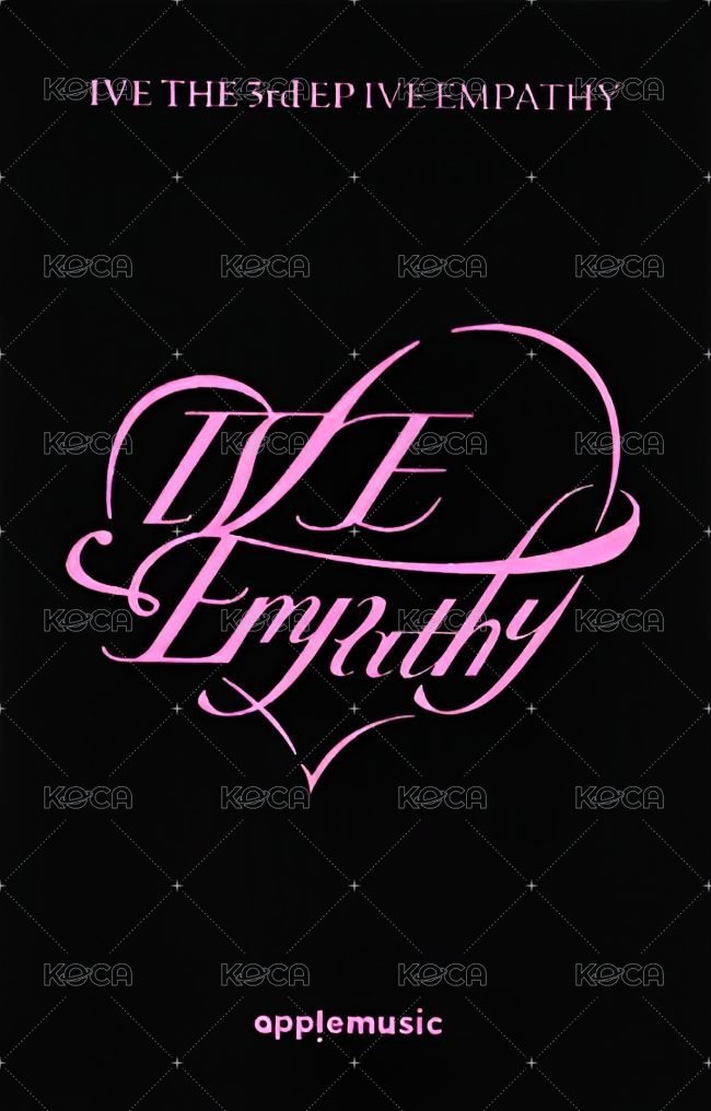 IVE EMPATHY am 1.0 特典卡 羽毛ver. 背面