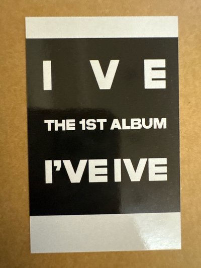 I've IVE sw 2.0 幸運卡 瑞