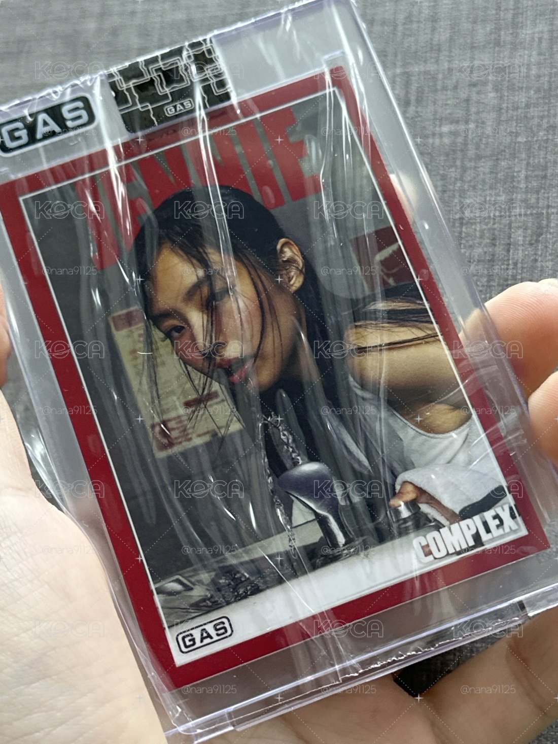 ruby快閃店限定complex GAS收藏卡-紅