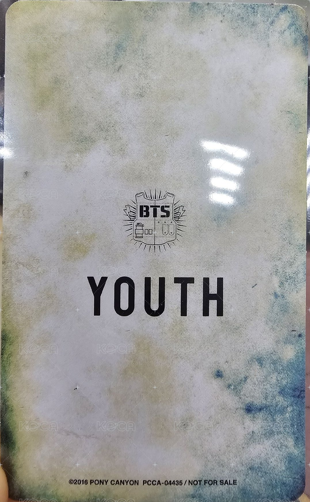 RUN日專 專輯卡 日專Youth小卡 背面