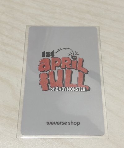 Weverse 一週年寫真特典 Pharita