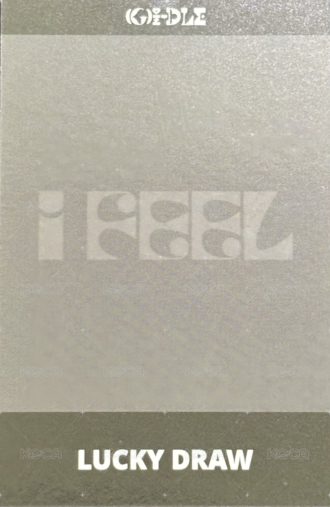 I feel am 1.0 幸運卡 拍立得 背面