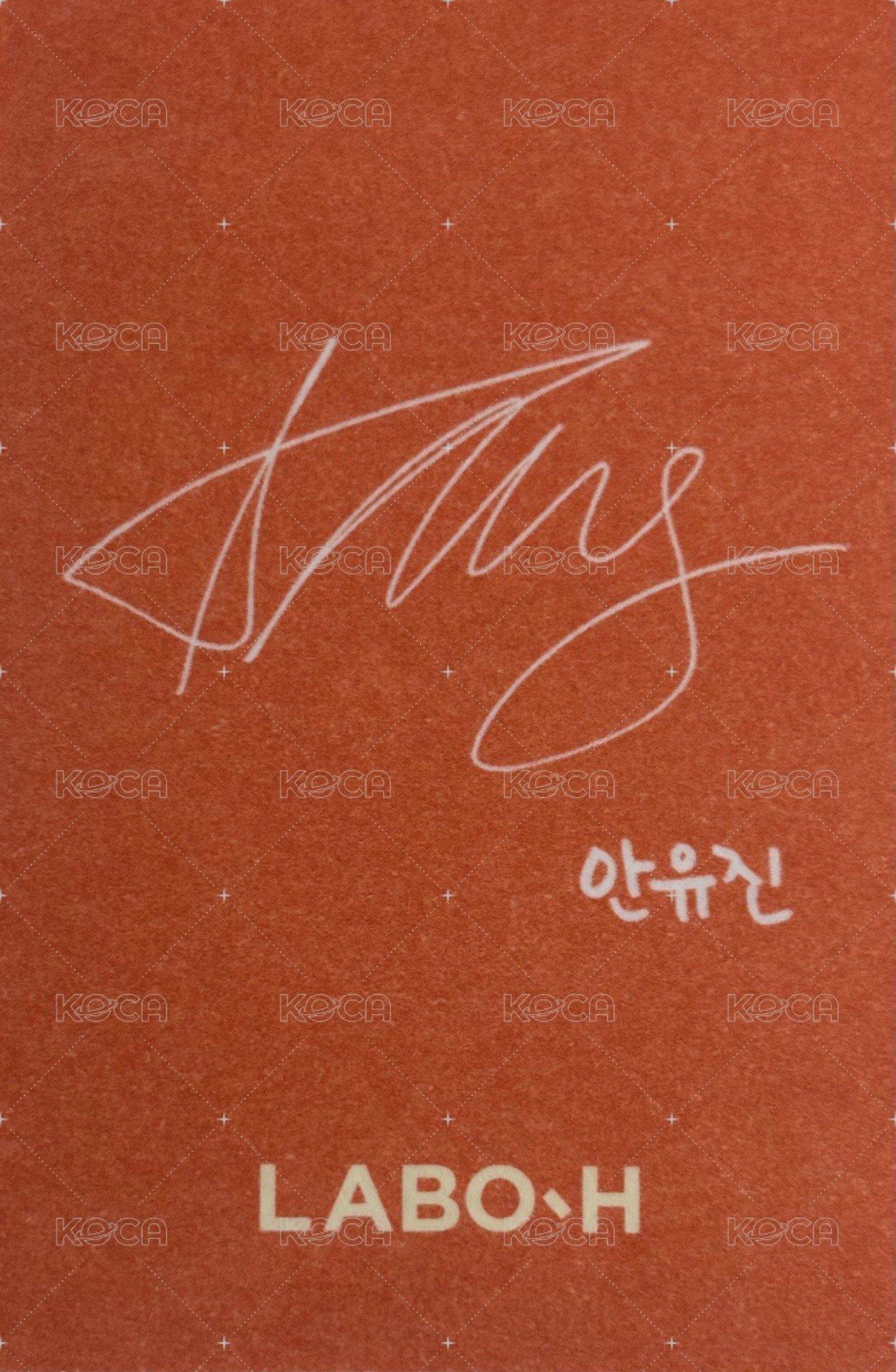 代言卡 LABO-H 背面