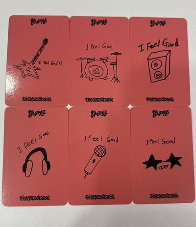 No Genre 打歌卡 1.0 SUNGHO RIWOO JAEHYUN TAESAN LEEHAN WOONHAK 