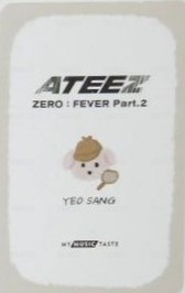 Fever pt.2 mmt 2.0 簽售卡  背面