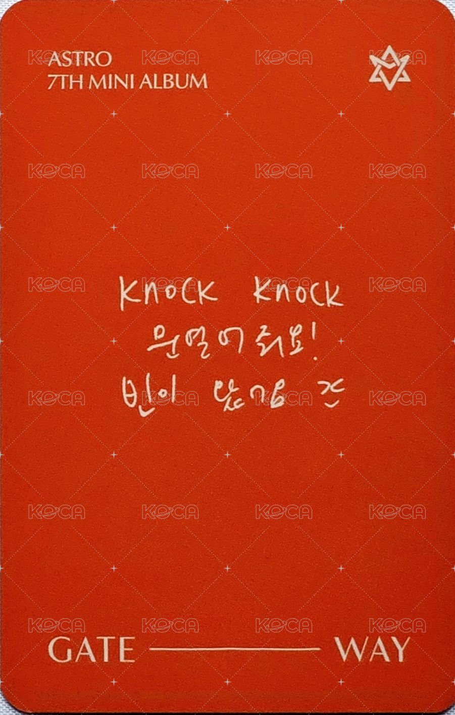 迷七 專輯卡 Time Traveler ver. 背面