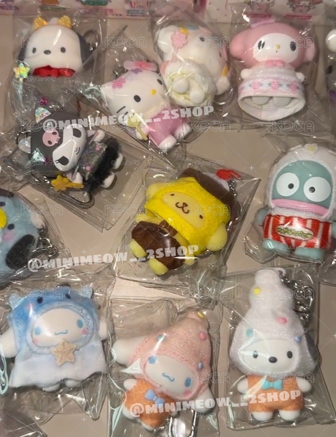 全新 三麗鷗變裝吊飾盲盒