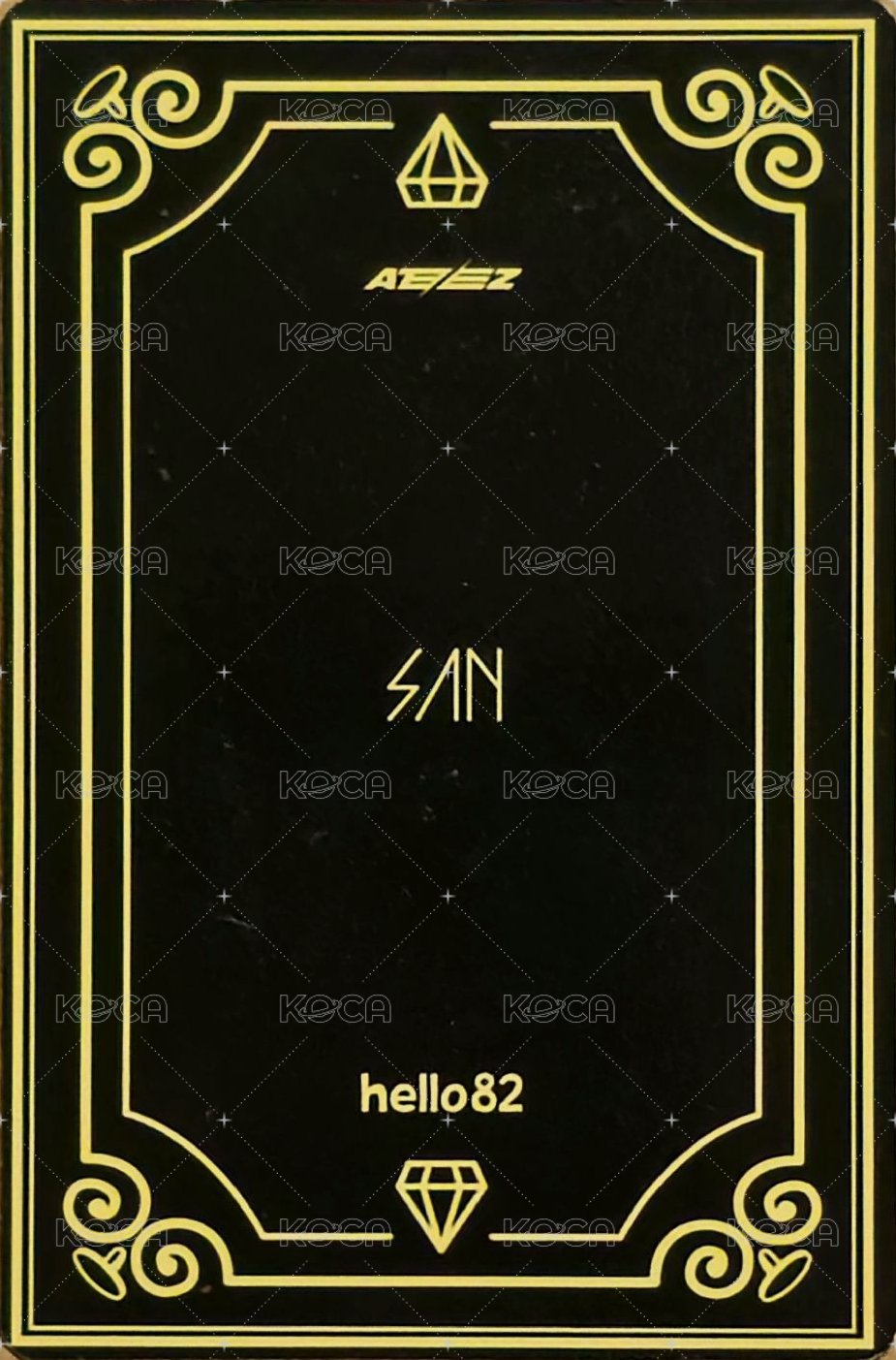 From the Witness hello82   特典卡 Jewelry ver. 背面