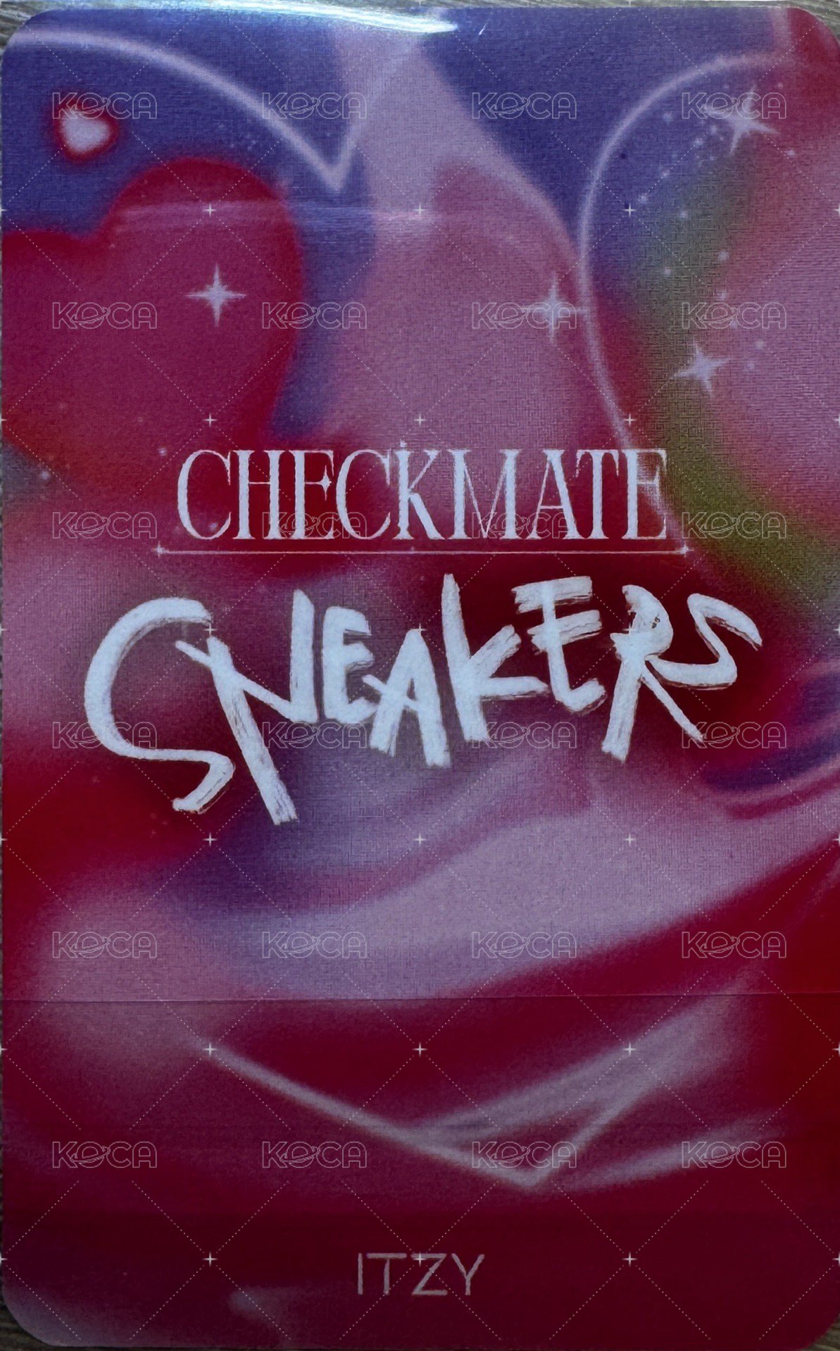 CHECKMATE 打歌卡 第二周 背面