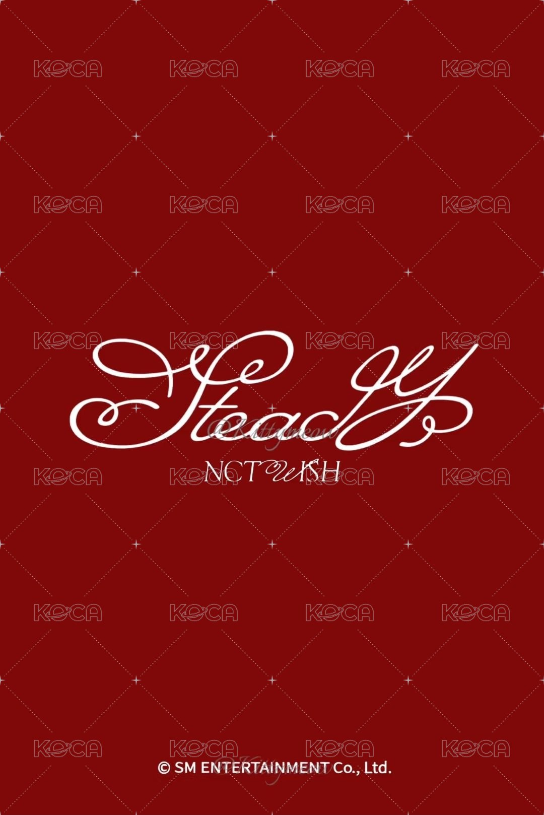 Steady k4 特典卡  背面