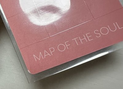 RM 金南俊 Map of the soul專輯小卡