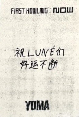 NOW yzy 4.0 簽售卡 中文卡背 背面