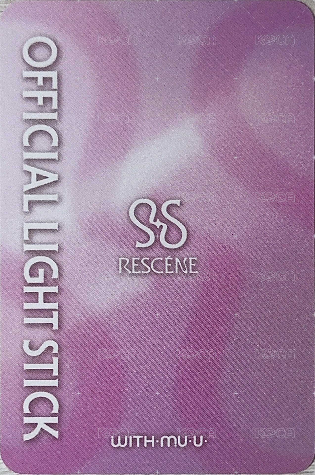 wm 周邊卡 Woni手燈卡 背面