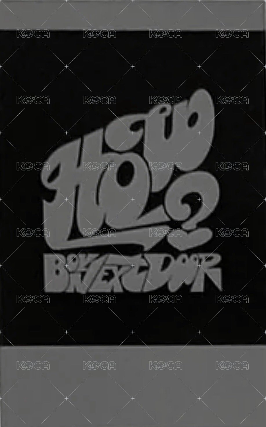 HOW? sw 咖啡快閃 特典卡 拍立得 4 背面