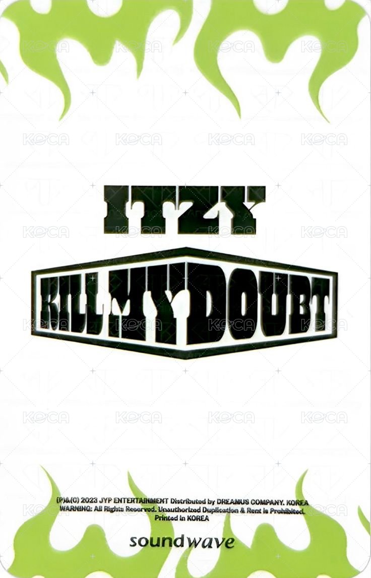 KILL MY DOUBT sw 21.0 幸運卡  背面