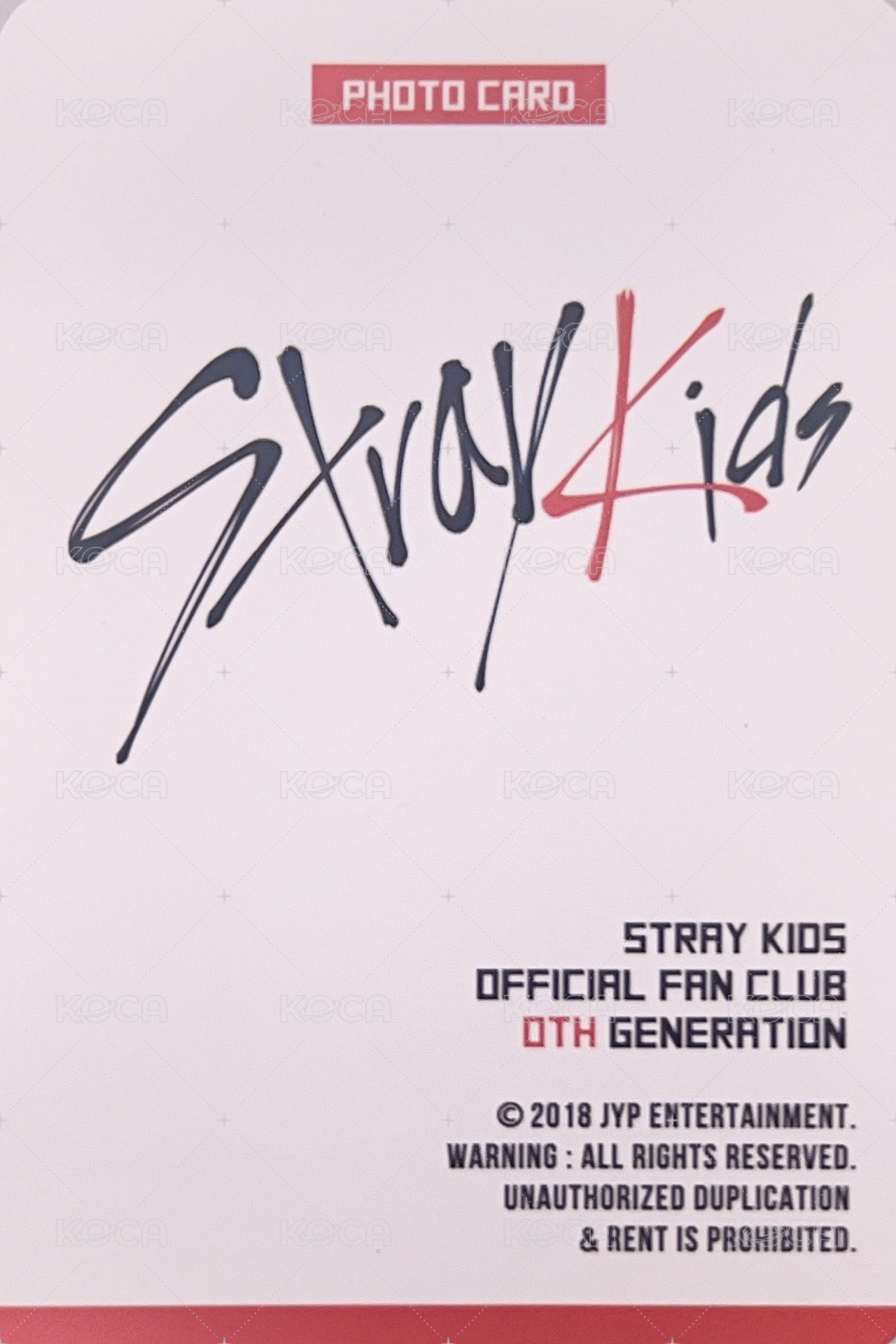 0期會員禮 會員禮卡  背面