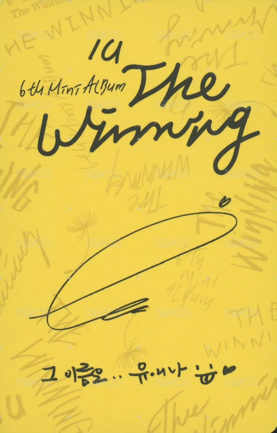 The Winning 專輯卡 Tweety!特別版 背面