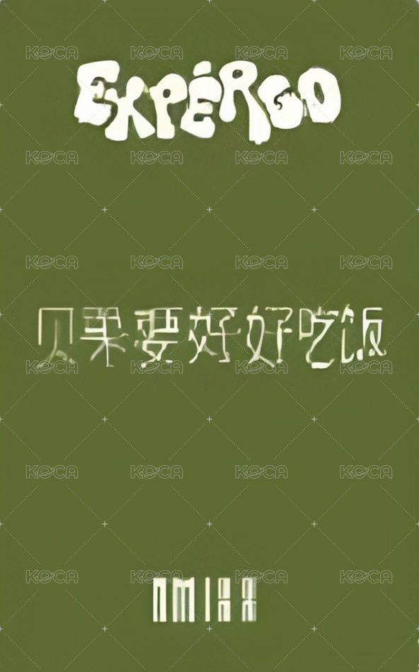 expérgo sr 預售 特典卡  背面