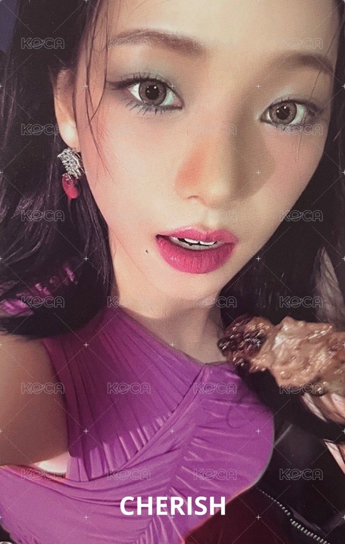 正規一 愛豆驛站 幸運卡 藍版柚 正面