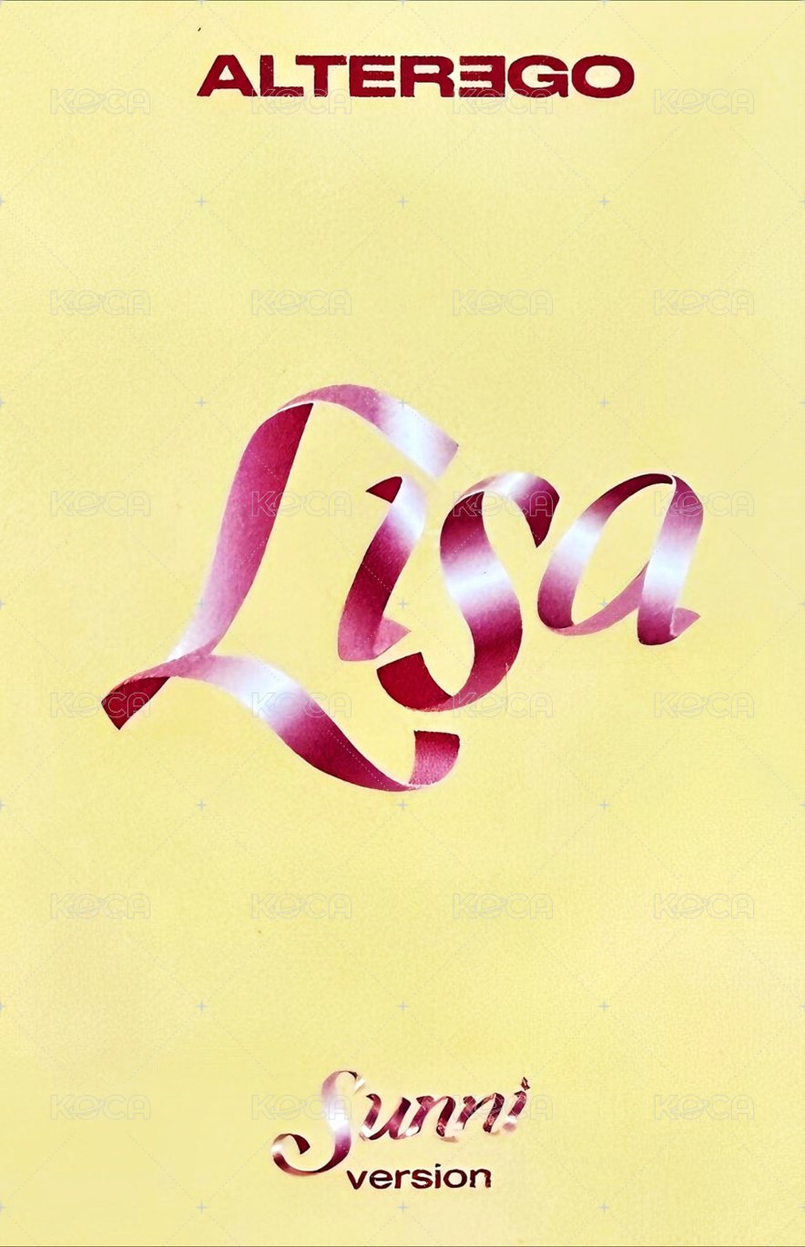 Alter Ego 專輯卡 sunni ver 背面