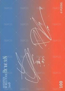 BE THE SUN 隨機卡  背面