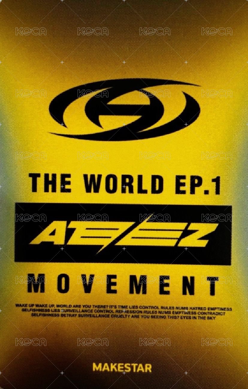 MOVEMENT ms 1.0 線上 簽售卡  背面