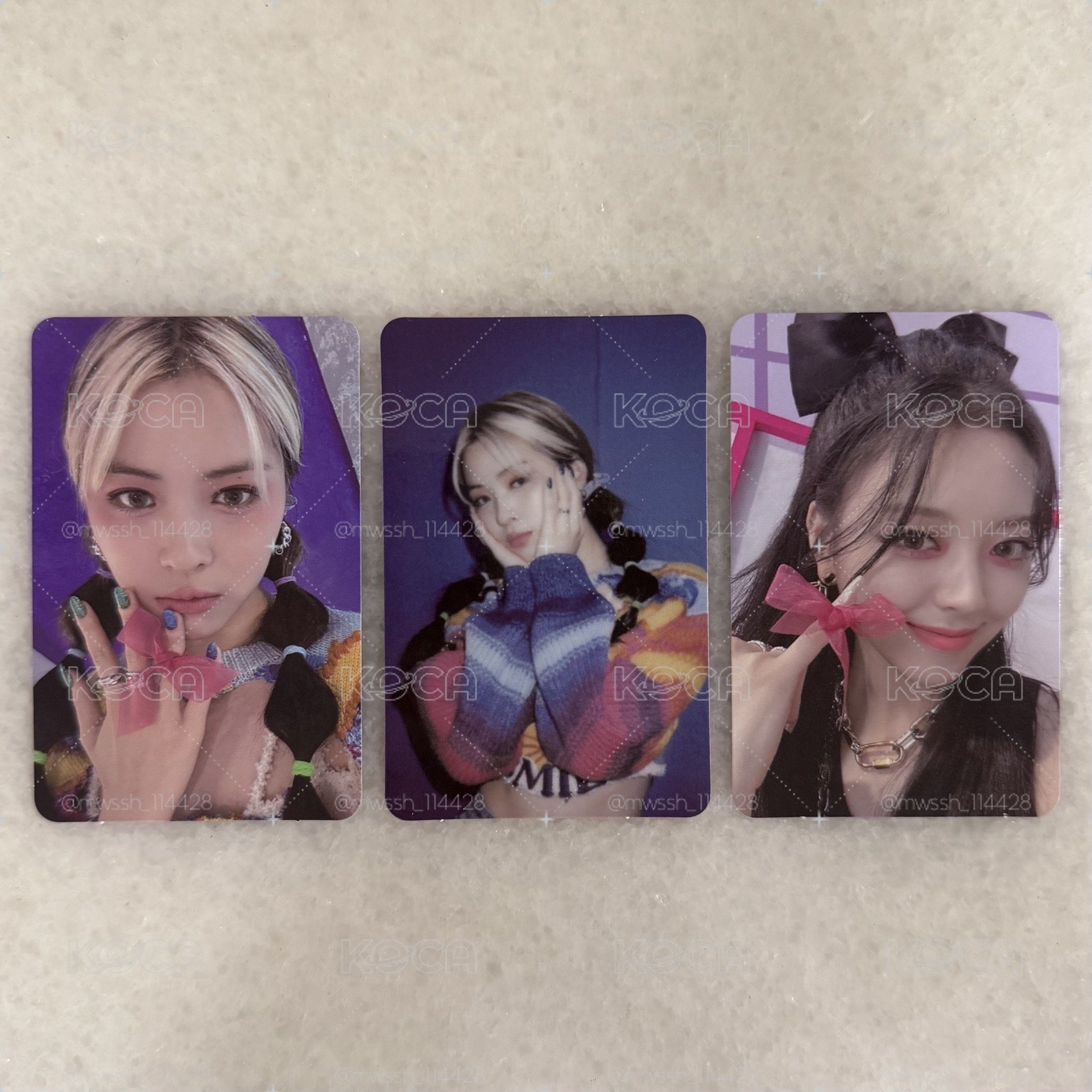 ITZY 申留真 申有娜 小卡 歷年專卡