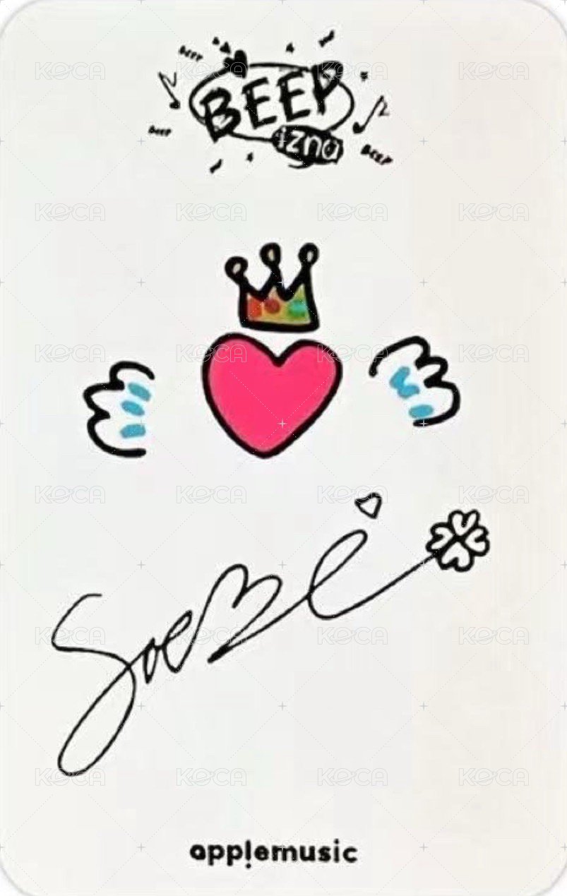 BEEP am 特典卡  背面