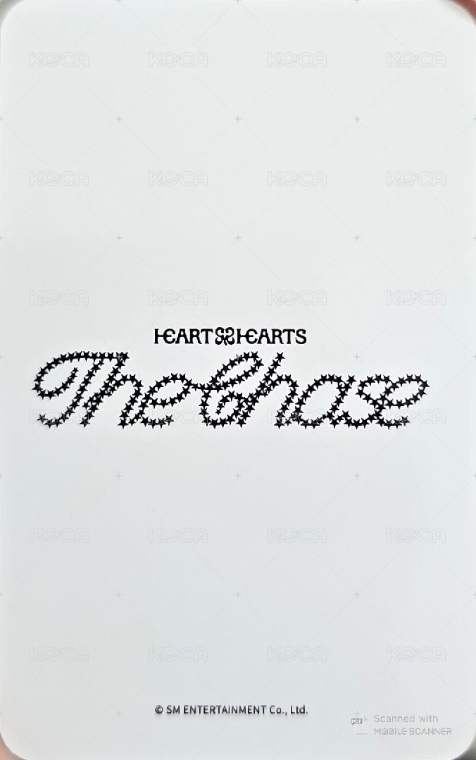 單一 yes24 特典卡  背面