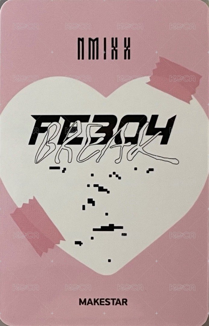 BREAK ms 4.0 幸運卡 破心嫄 背面