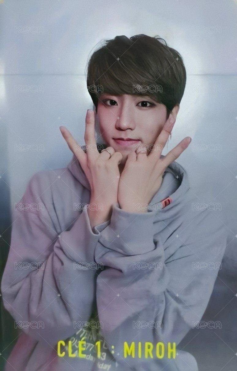 Clé 1 : MIROH 專輯卡 MIROH logo ver. 正面