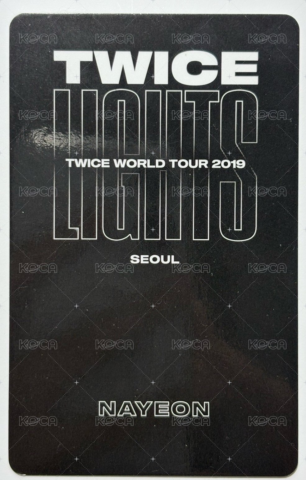 三巡 演唱會 DVD / CD 卡  背面