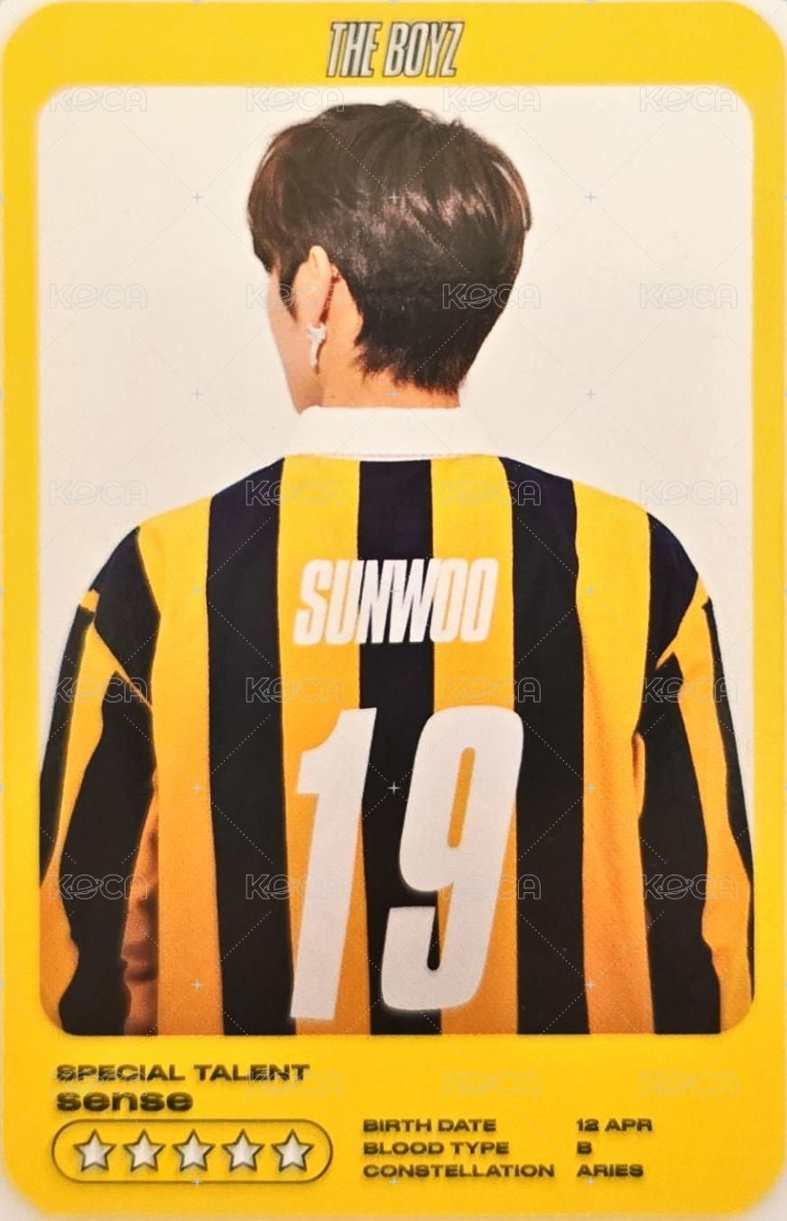 THE FIRST 專輯卡  背面