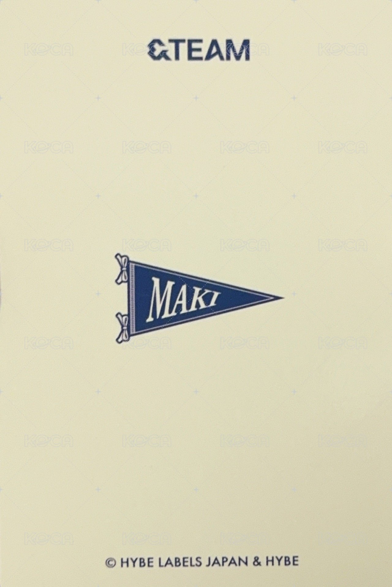 青嵐 隨機卡  背面