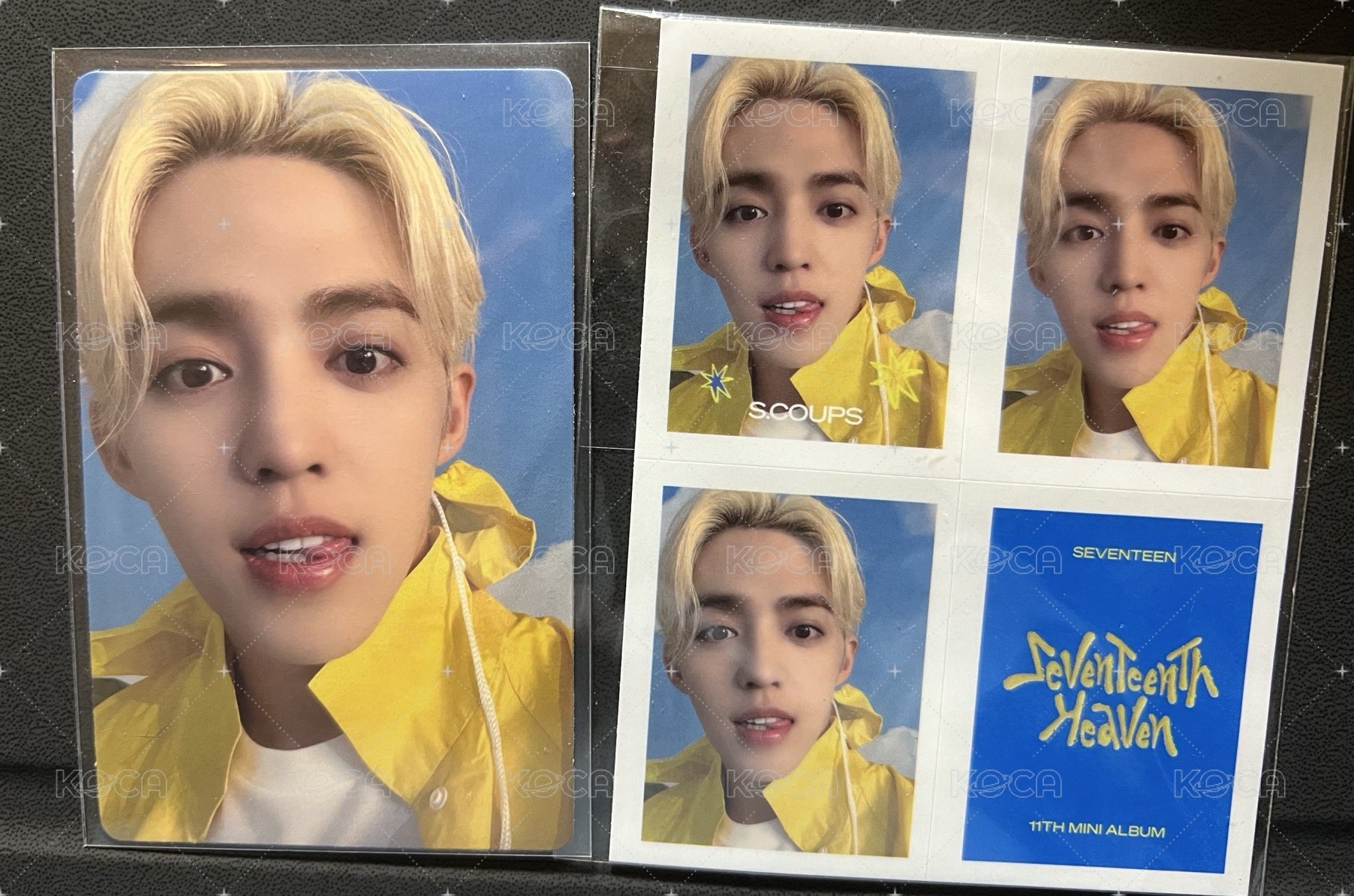 MINI11 wvs carat ver. 特典卡 雨衣盤特典 正面