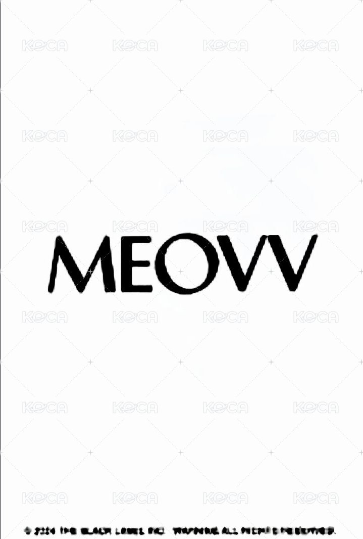 MEOVV 出道 2.0 打歌卡  背面
