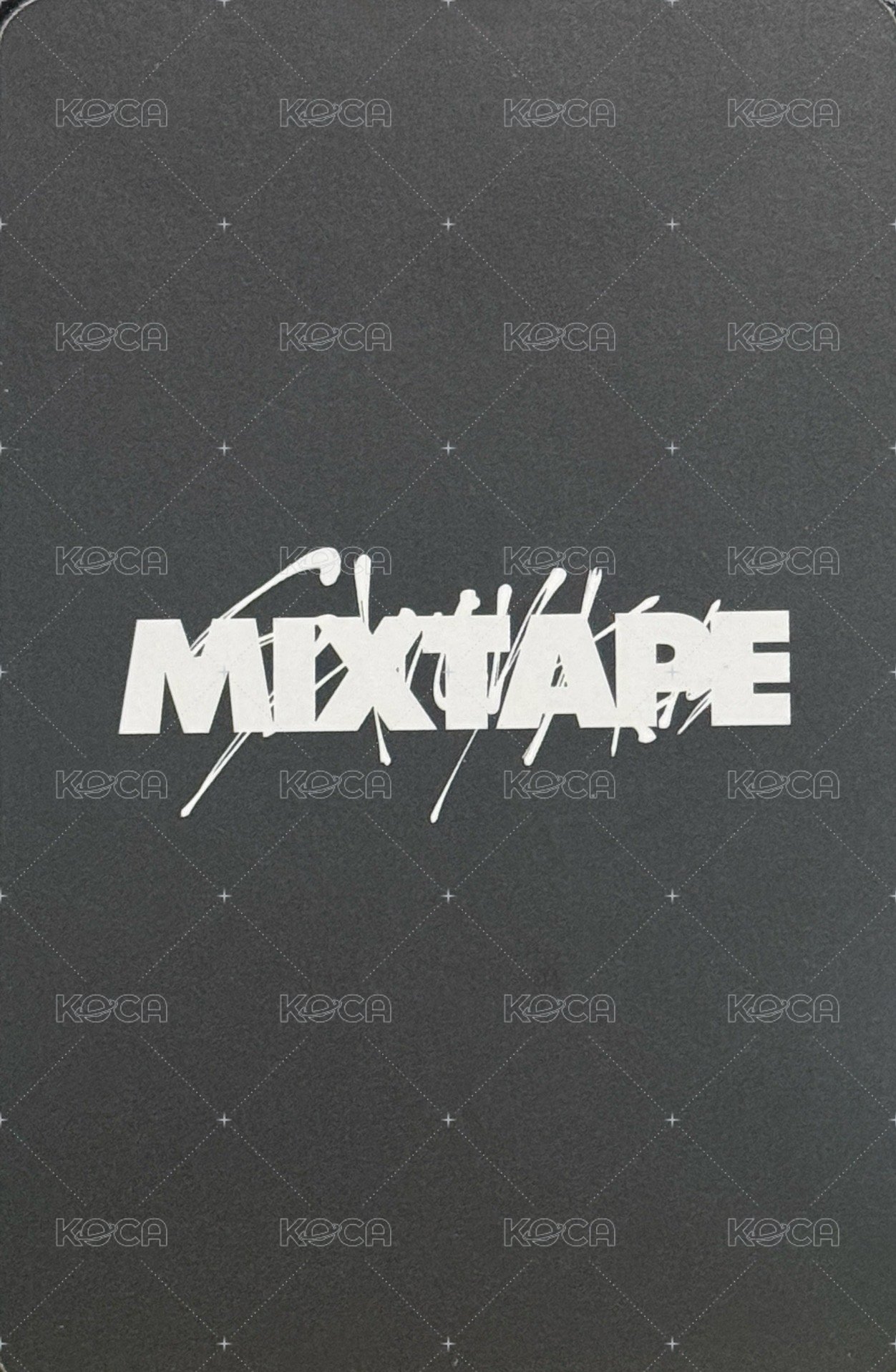 Mixtape 專輯卡 Selfie ver. 背面