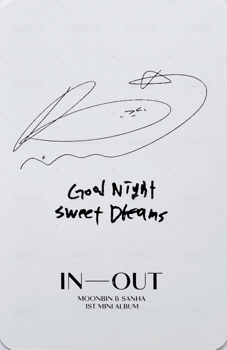 花生迷一 專輯卡 IN ver. 背面