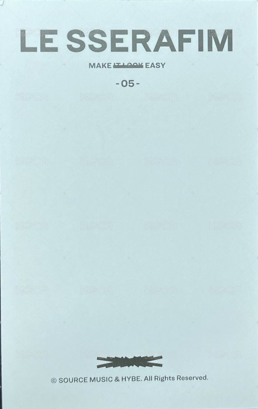 EASY 隨機卡  背面