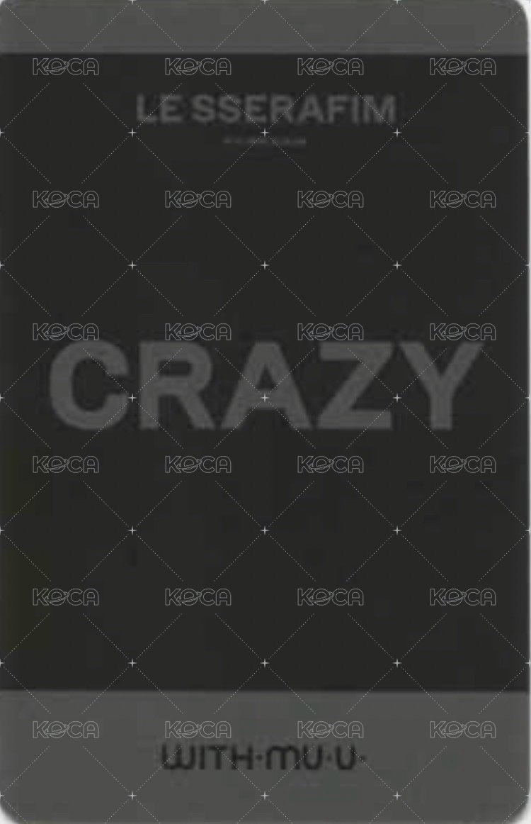 CRAZY wm 幸運卡 拍立得 背面