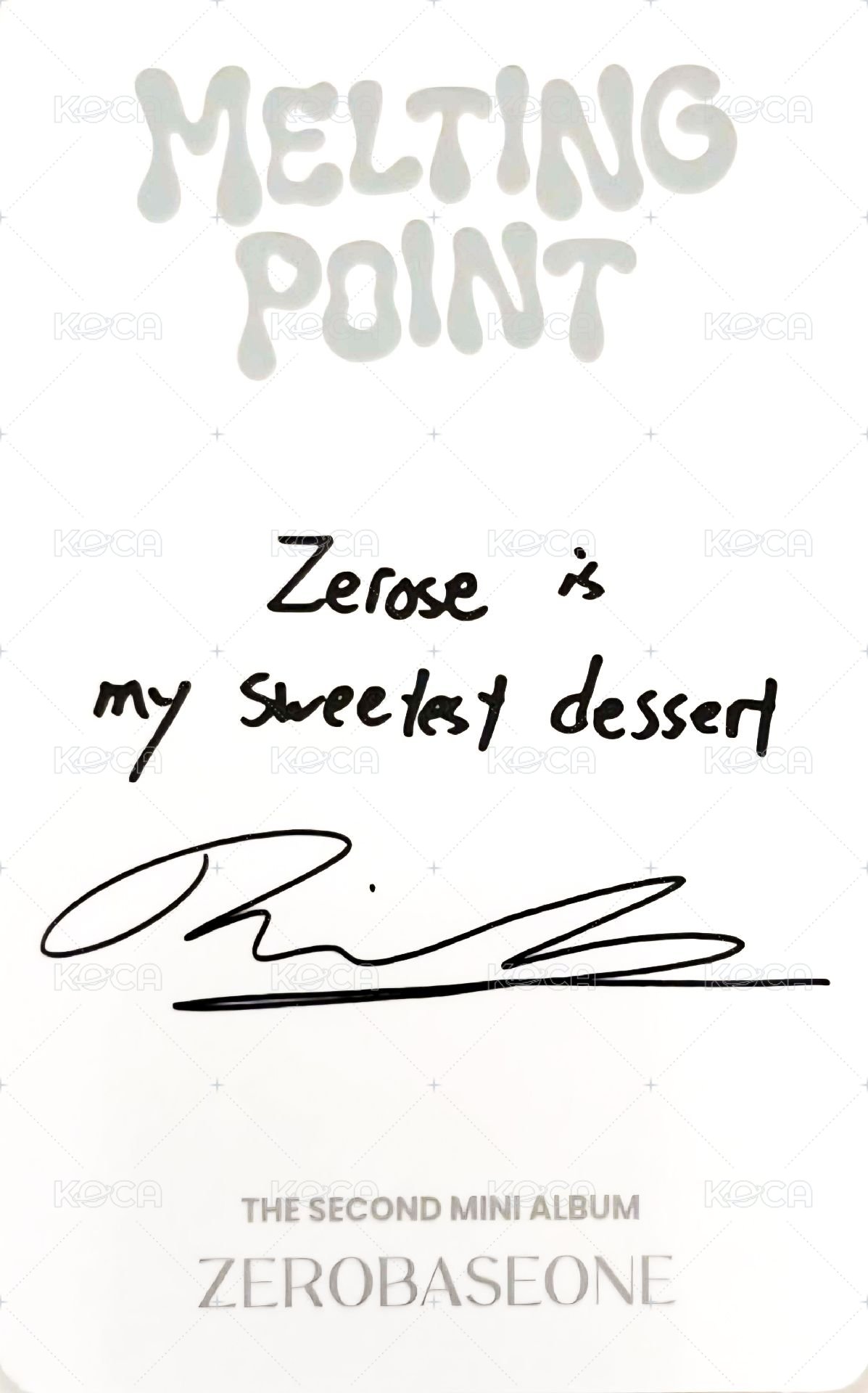 迷二 專輯卡 DIGIPACK ver. 背面