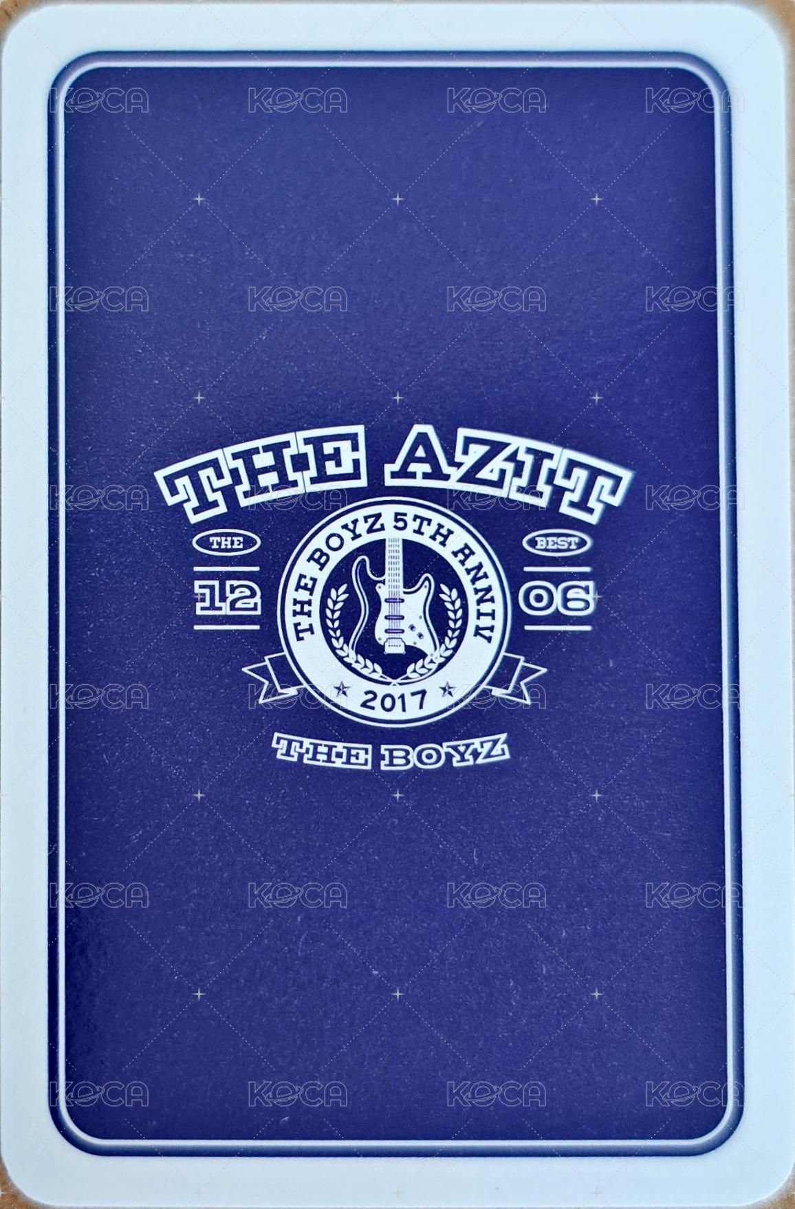 THE BOYZ 5th ANNIVERSARY POP-UP STORE [THE AZIT] 周邊卡 項鍊 背面