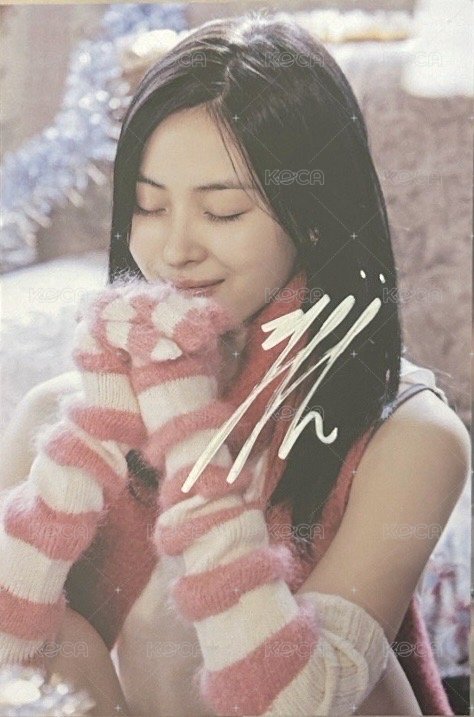 GOLD 簽名卡 美版親簽明信片 正面