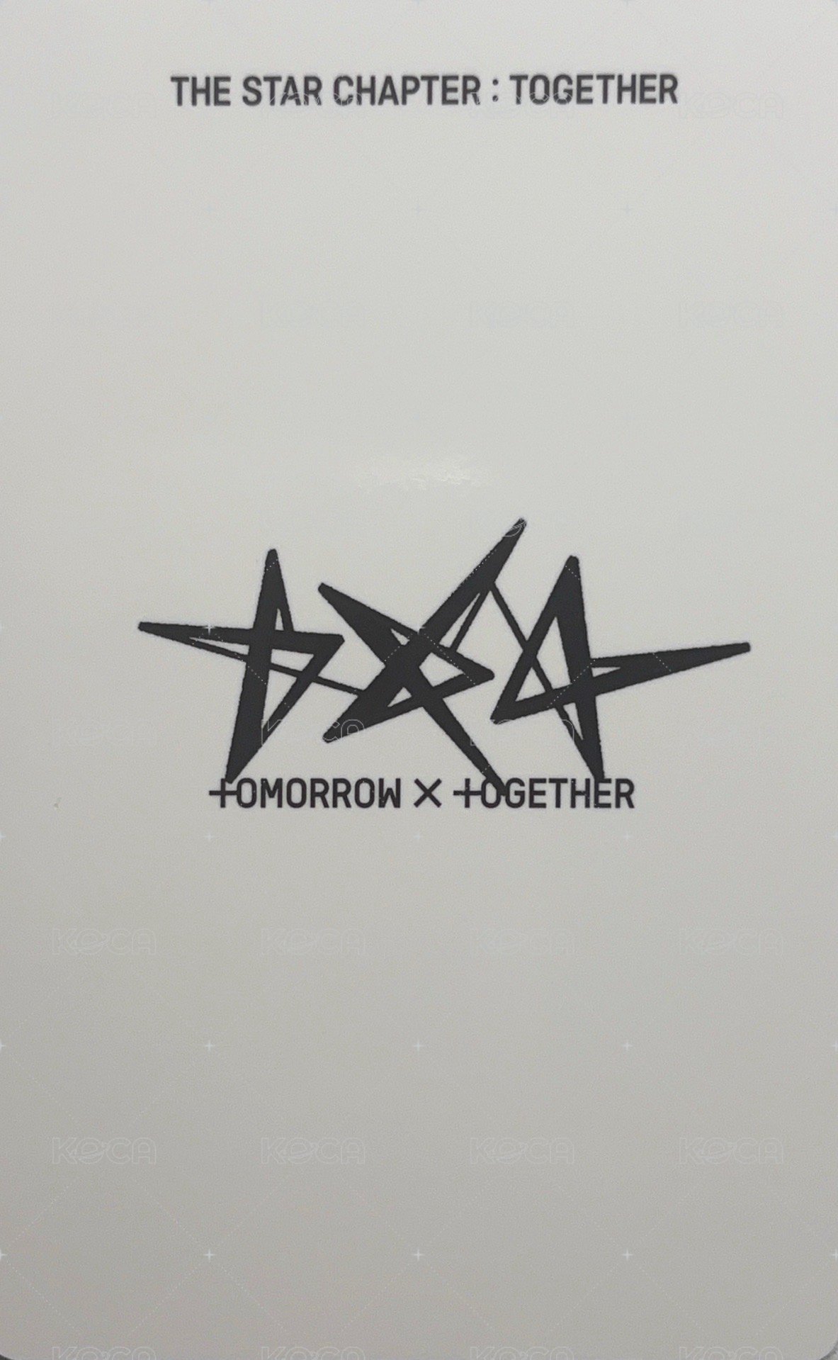 正四 日咖 特典卡 單封 背面