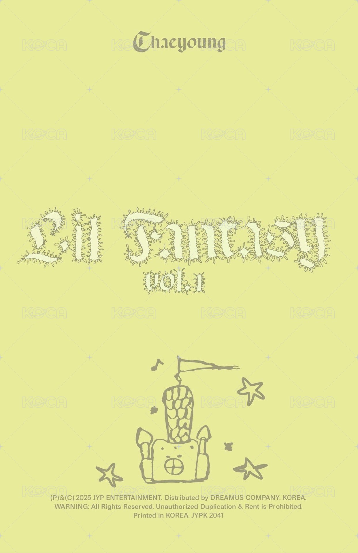 LIL FANTASY vol.1 專輯卡 Nemo ver. 背面