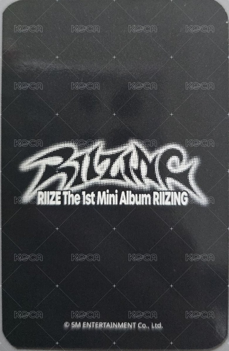 RIIZING am 特典卡  背面