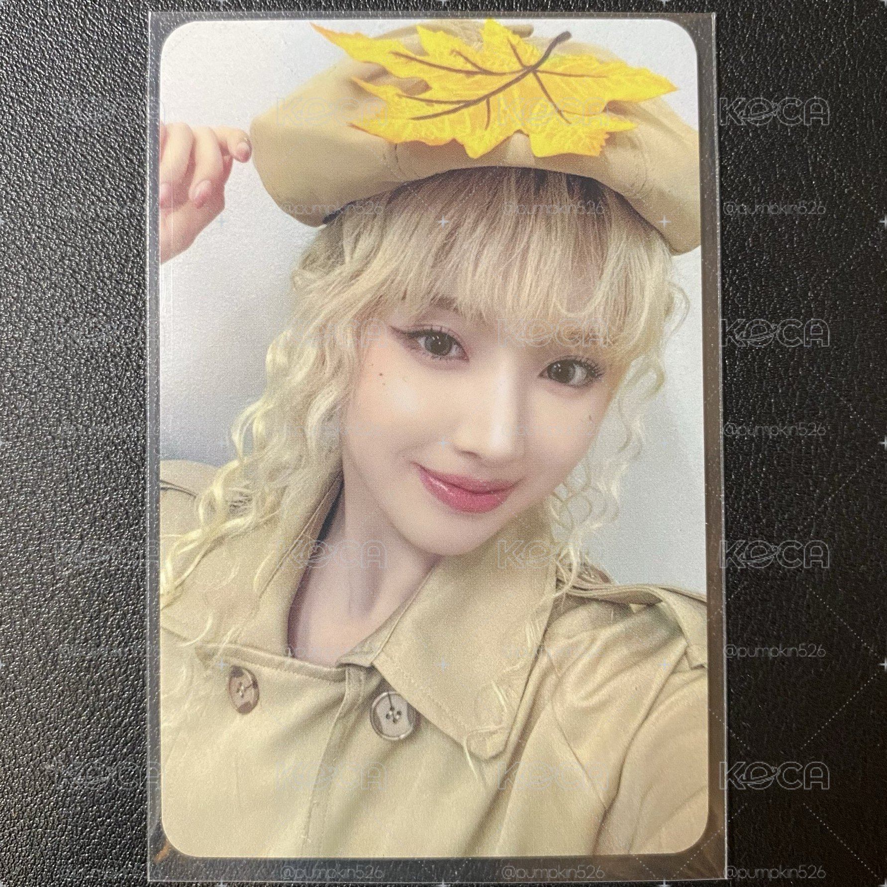 NMIXX Jiwoo msld 幸運卡 楓葉友