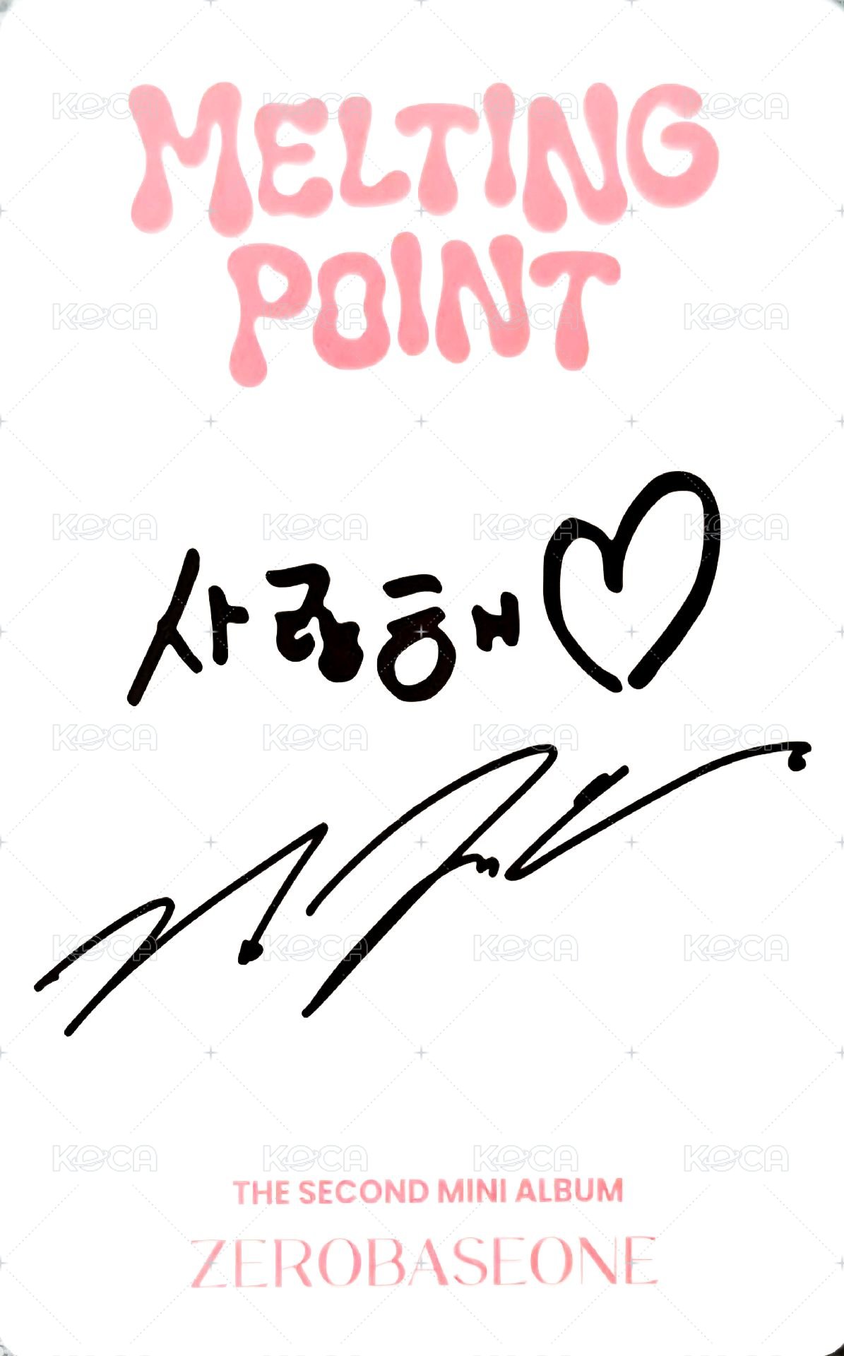 迷二 專輯卡 FAIRYTALE ver. 背面