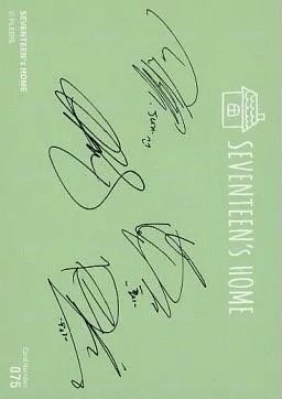 21’HOME 隨機卡  背面