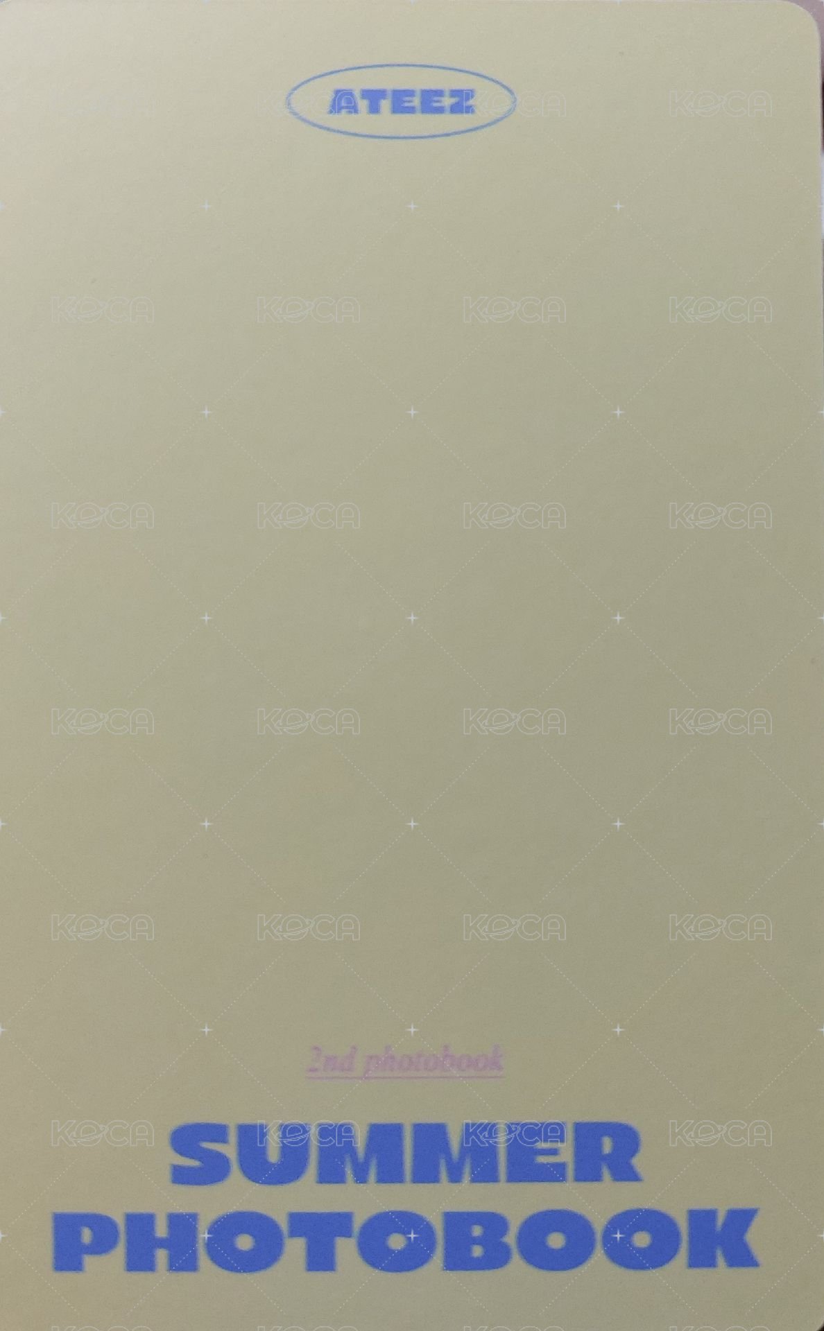 2022夏寫 k4 yes24 mmt 特典卡  背面